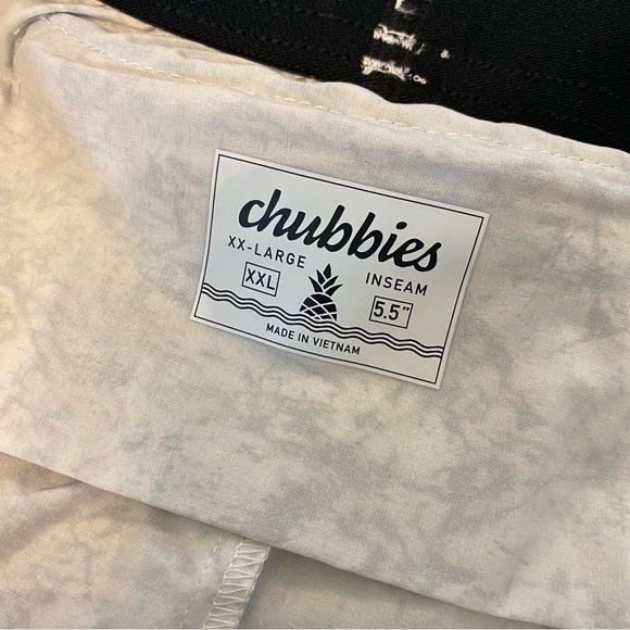 Chubbies Shorts NEW The Wash On Wash Off Ultimate Training 5.5 Inseam Silver XXL - Picture 7 of 11